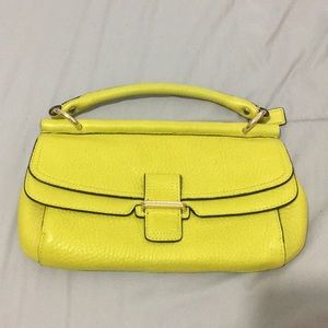 Coach Lime Yellow Mini purse